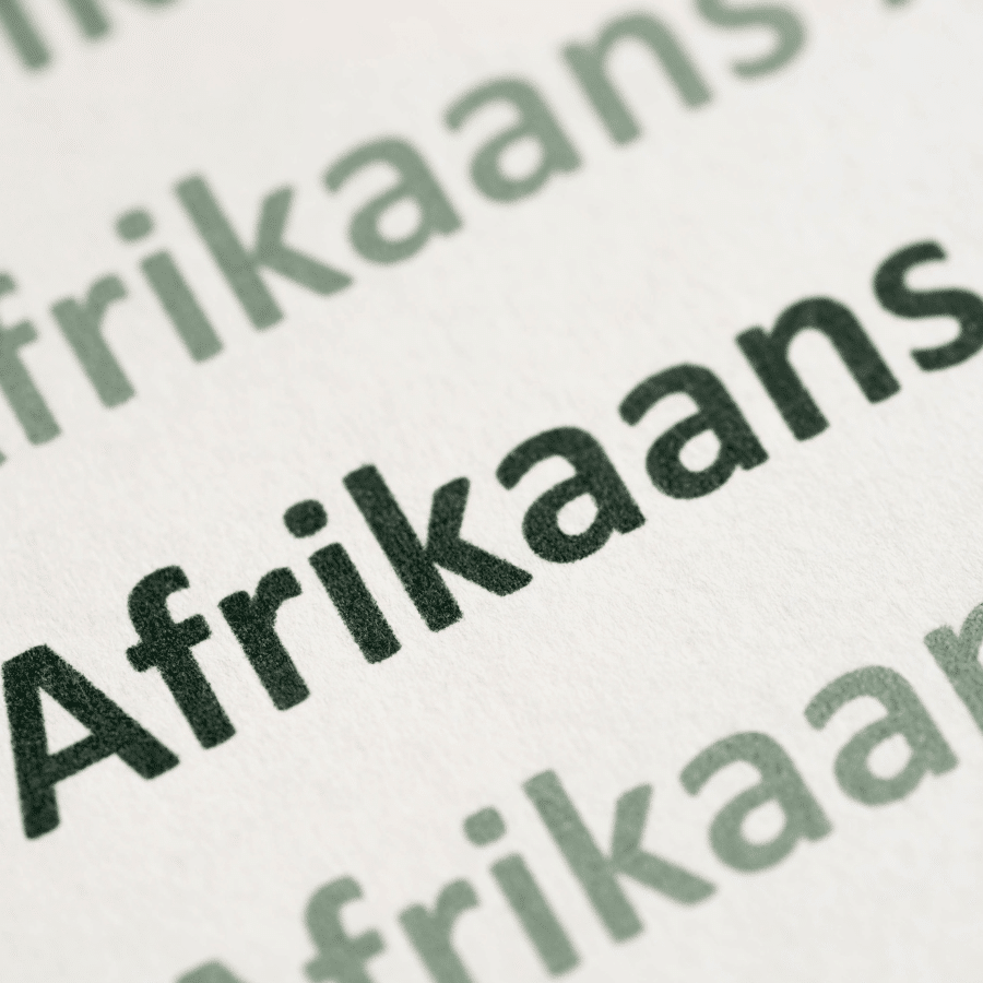 Afrikaans